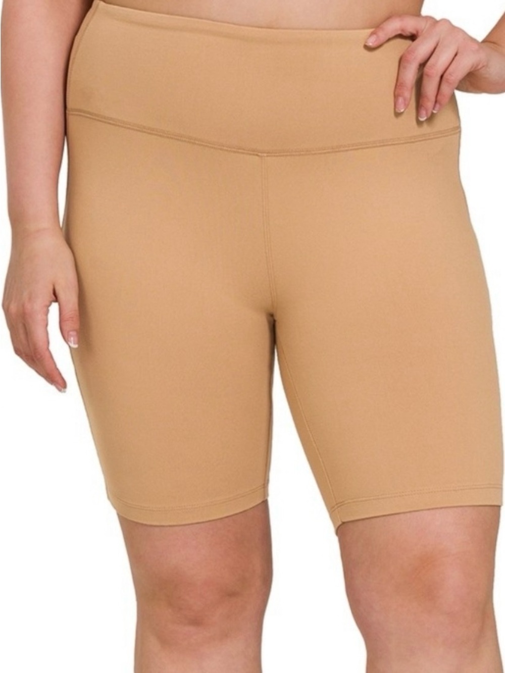 Zenana Buttery Soft Bike Shorts 8" Inseam Size XL